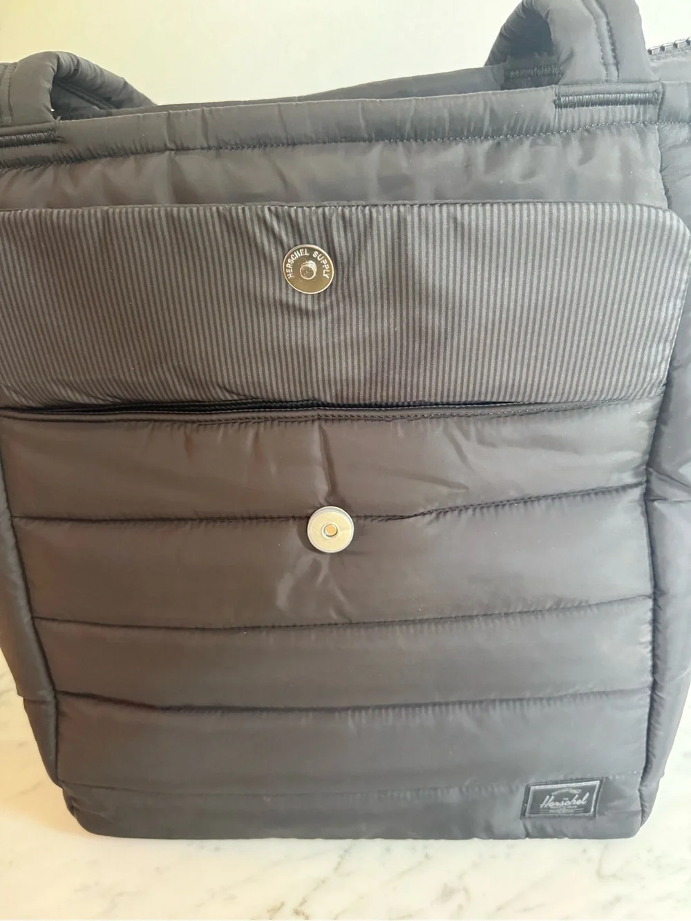 Herschel Supply Company Quilted Retreat Tote - Black